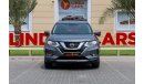 Nissan XTrail Nissan X-Trail 2018 GCC under Warranty with Flexible Down-Payment/ Flood Free.