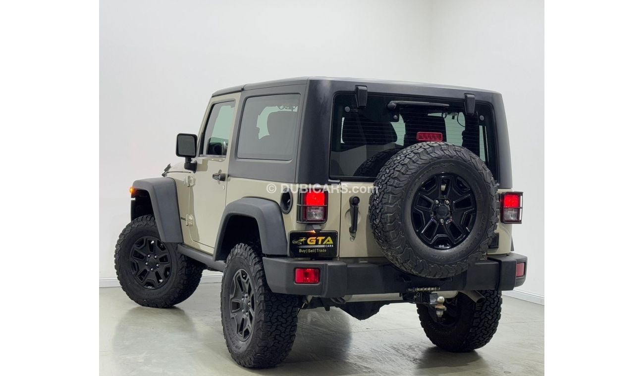 Jeep Wrangler Willys Wheeler 3.6L A/T (3 Door) 2017 Jeep Wrangler Willys Wheelers, Warranty, Full Jeep Service His