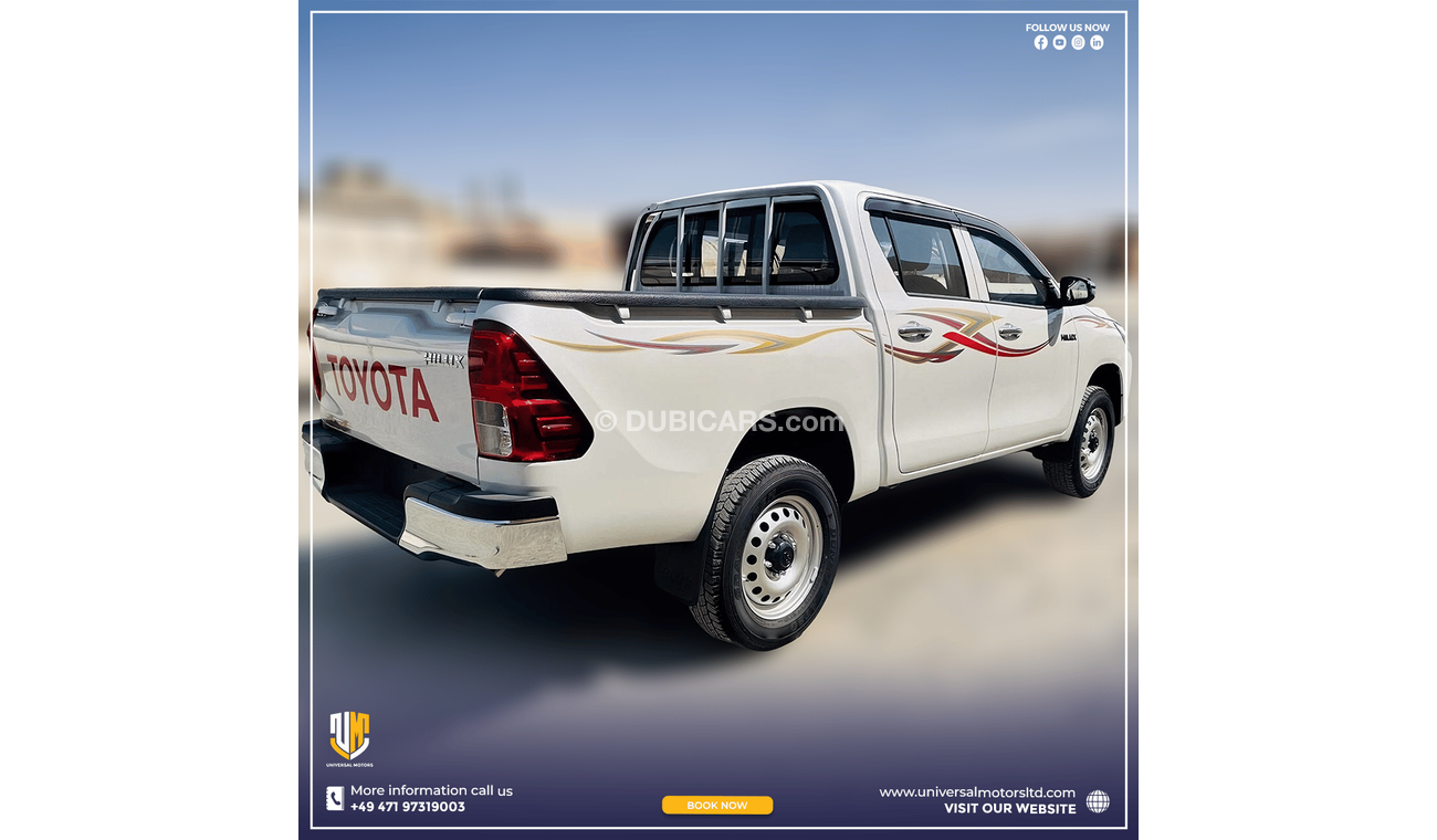 تويوتا هيلوكس DC 2.7L 4x4 6AT BASIC MODEL 2025