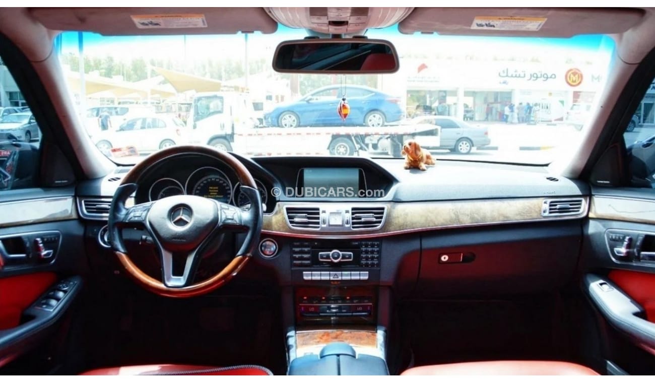 مرسيدس بنز E 350 MERCEDES E350 / Inside Red Full Option * Full Kit E63 AMG* Excellent Condition