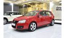 فولكس واجن جولف EXCELLENT DEAL for our Volkswagen GTi ( 2009 Model ) in Red Color GCC Specs