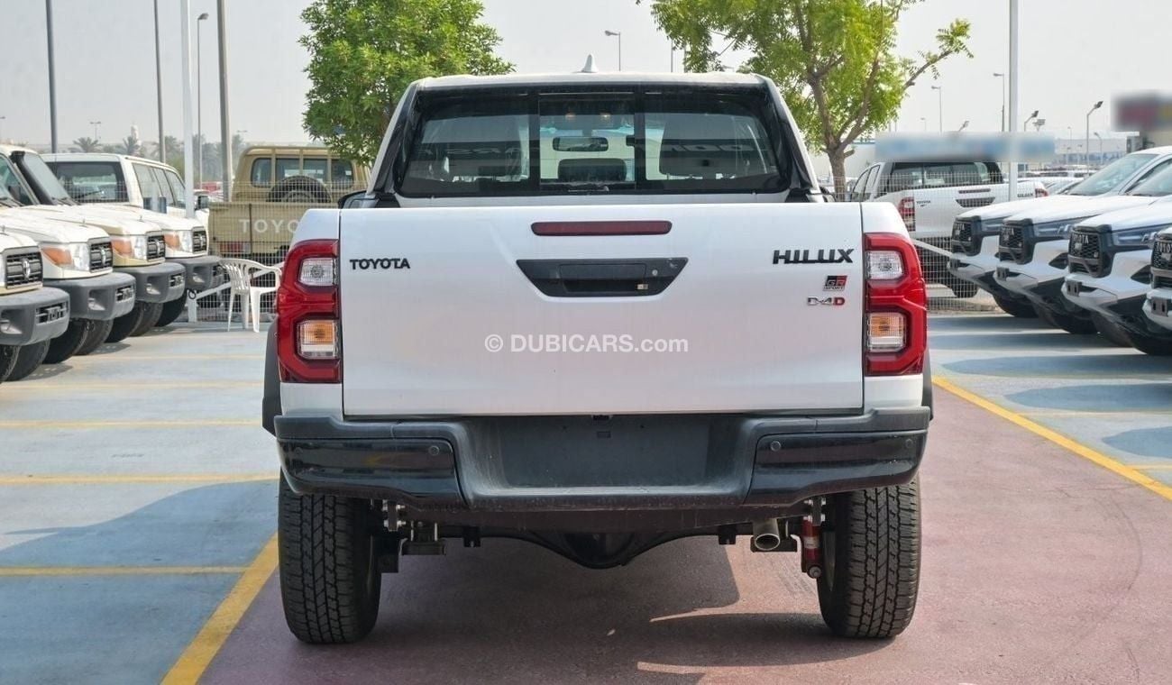 تويوتا هيلوكس Toyota Hilux 2.8Ltr GR SPORT 4WD A/T-MY2024-WHITE-SAUDI SPECS