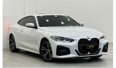 بي أم دبليو 420i Std 2022 BMW 420i M-Sport Coupe, March 2027 BMW Warranty + Service Pack, Low Kms, GCC