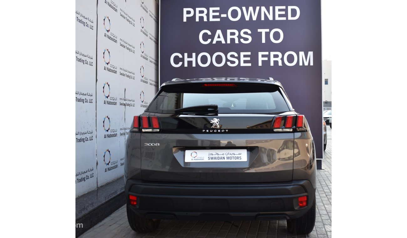 Peugeot 3008 AED 1440 PM  ACTIVE 1.6 TC AT GCC MANUFACTURER WARRANTY 2028 OR 100K KM