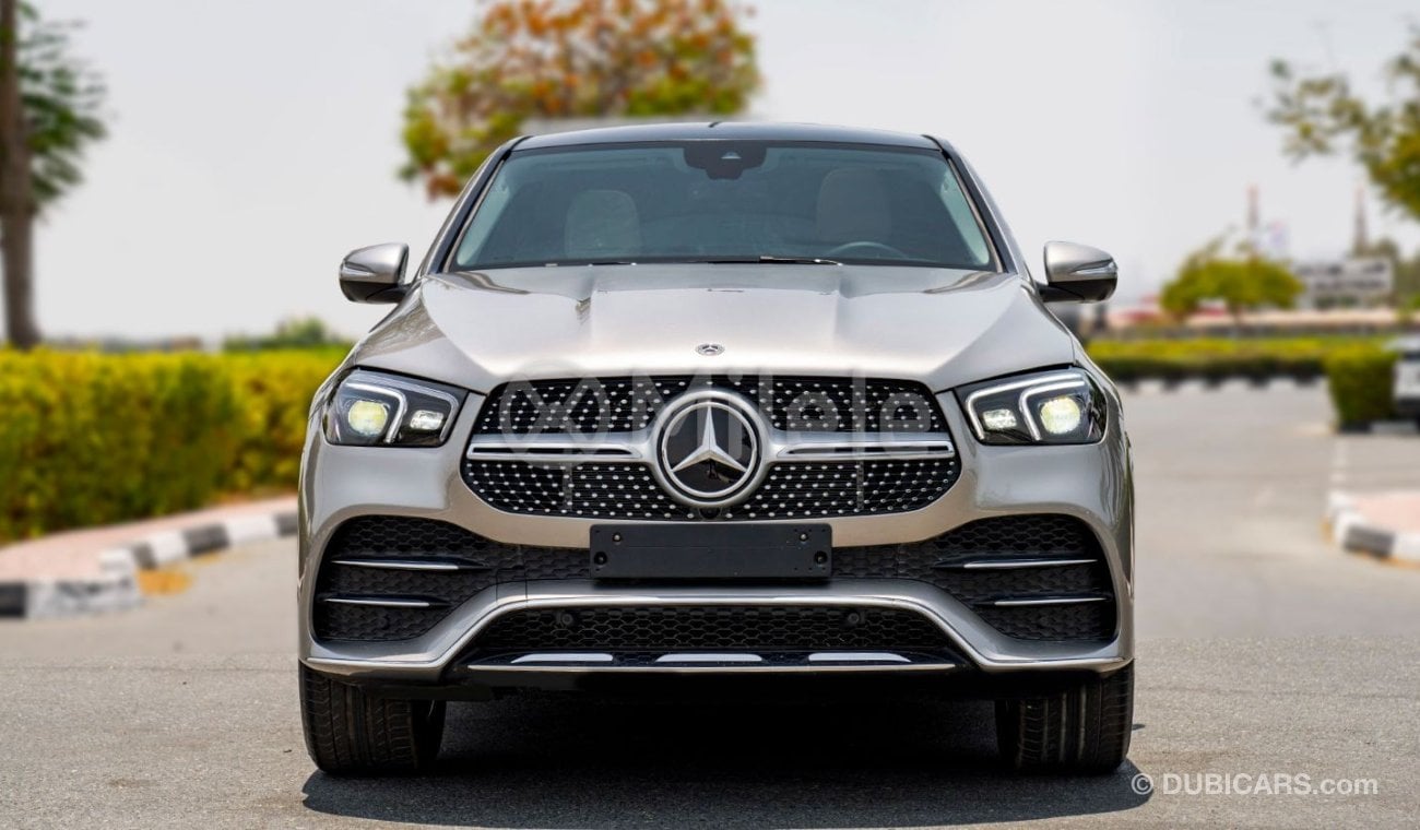 مرسيدس بنز GLE 450 AMG 3.0L PETROL 4MATIC - MOJAVE SILVER: PANORAMIC ROOF, 360° CAMERA