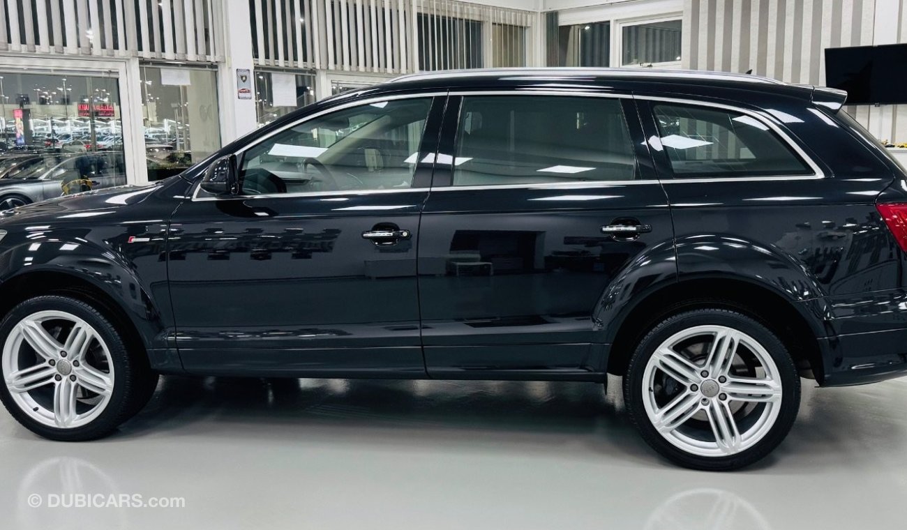 Audi Q7 TFSI quattro S-Line GCC .. FSH .. V6 .. S line .. Top Range .. Perfect Condition