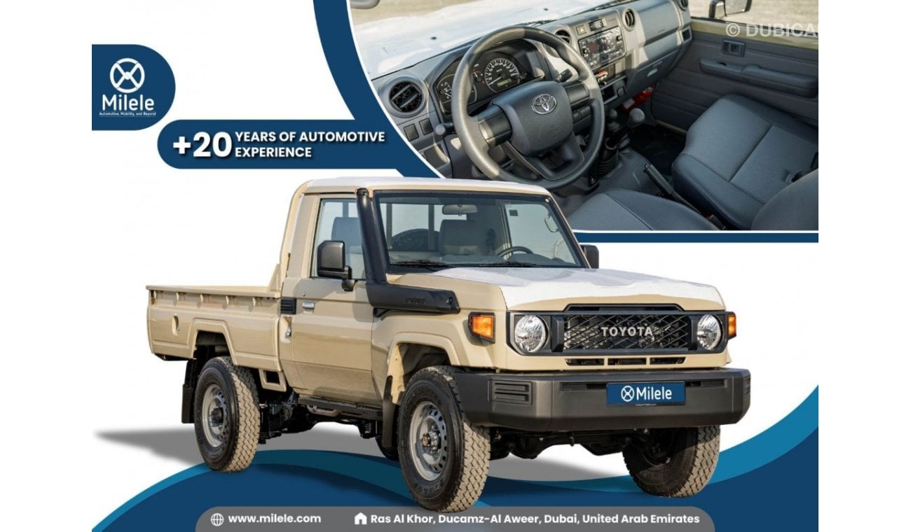 تويوتا لاند كروزر بيك آب LC79SC 4.0L PETROL: WITH POWER WINDOW, DIFF LOCK, NEW SHAPE (EXPORT ONLY)