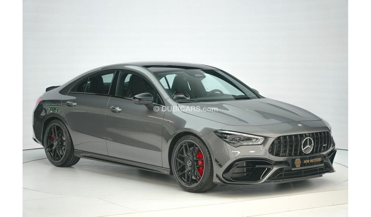 Mercedes-Benz CLA 45 S AMG Mercedes-Benz CLA 45s AMG 4-MATIC Coupé | 2025 GCC 0km | 5 Years Agency Warranty | AMG Night Package