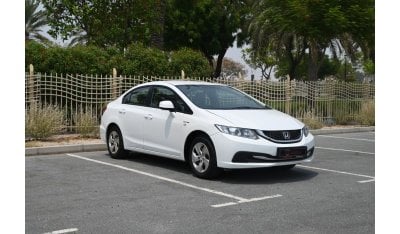 Honda Civic EXi 0 % DP - AGENCY MAINTAINED - HONDA CIVIC 2015 - GCC SPECS - FIRST OWNER - WELL MAINTAINED