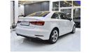 Audi A3 EXCELLENT DEAL for our Audi A3 30TFSi ( 2020 Model ) in White Color GCC Specs