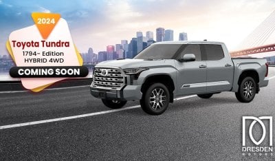 Toyota Tundra Coming Soon 1794 Edition Hybrid. Silver/Tan