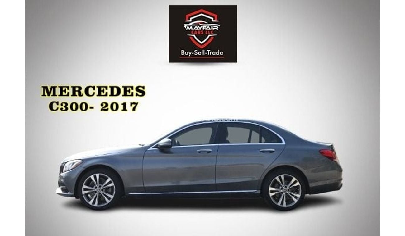 Mercedes-Benz 300 0% DP - ENGINE+GEAR+CHASSIS GURANTEE - MERCEDES C300 2.0 4MATIC LUXURY AWD 2017  - US SPECS