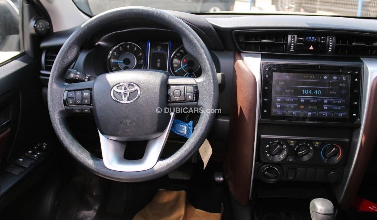 Toyota Fortuner 2.7L Petrol With Leather Seats and TV Silver Color