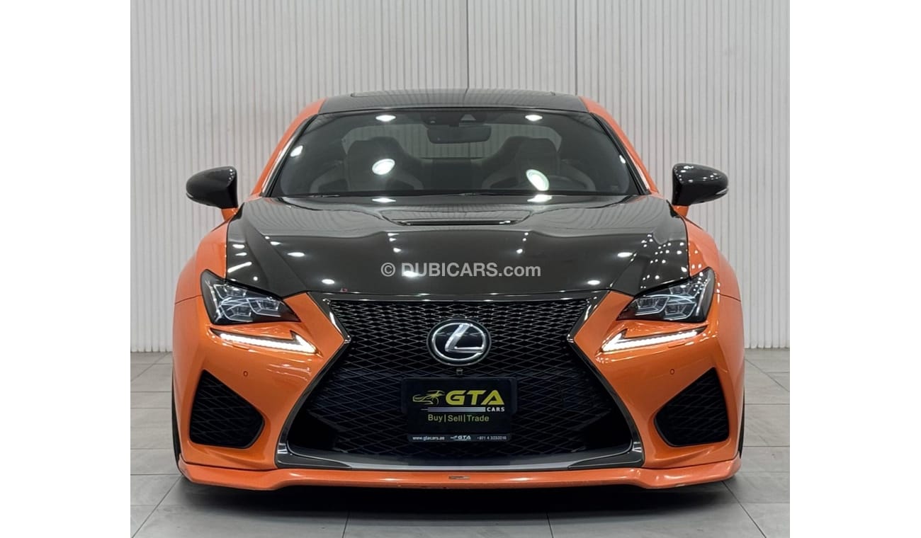 لكزس RC F F-Performance 5.0L (470 HP) 2015 Lexus RC F-Sport Coupe, AL-Futtaim Agency Service Package, Full Age