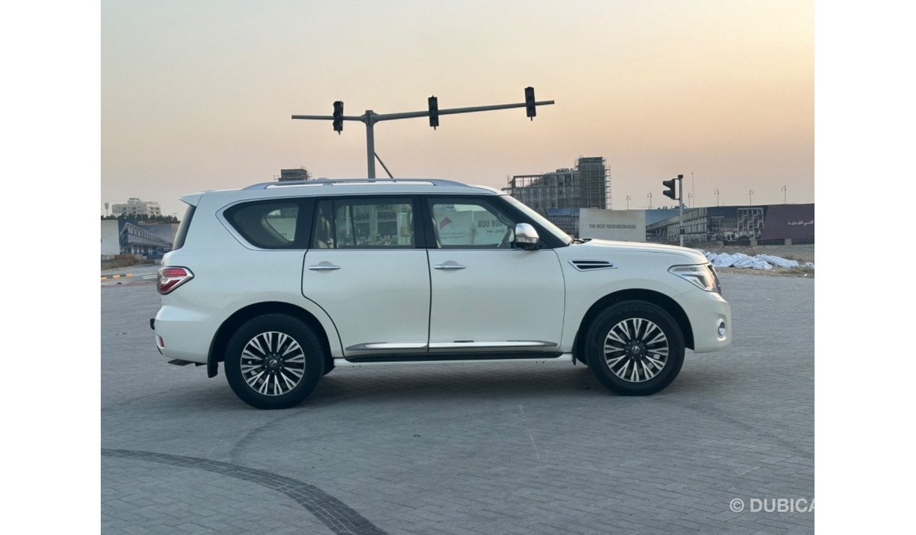 Nissan Patrol LE Platinum MODEL 2017 GCC CAR PERFECT CONDITION INSIDE AND OUTSIDE FULL OPTION 5 camera full electr