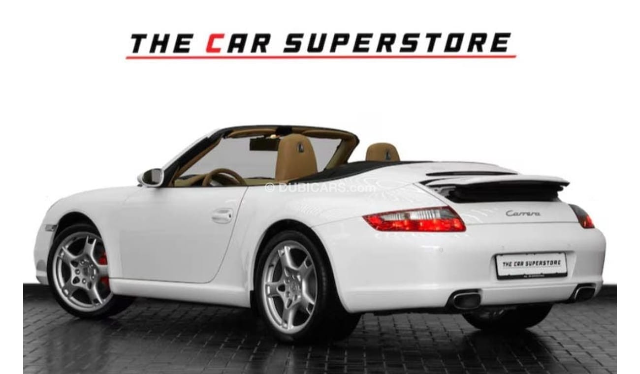 بورش 911 2008 I PORSCHE 911 CARRERA I CABRIOLET I FULL SERVICE HISOTRY I MAJOR SERVICE DONE IN AL NABOODA