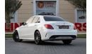 مرسيدس بنز C200 Mercedes-Benz C200 AMG Pack 2016 GCC under Warranty with Flexible Down-Payment.