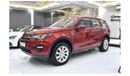 لاند روفر دسكفري سبورت EXCELLENT DEAL for our Land Rover Discovery Sport SE Si4 ( 2016 Model ) in Red Color GCC Specs