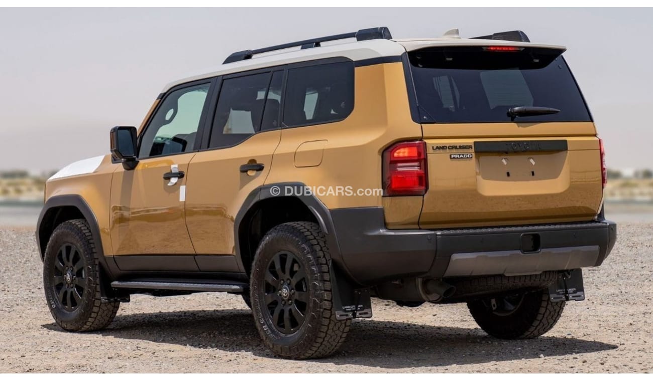 تويوتا برادو TOYOTA PRADO 250 2.4P AT FIRST EDITION MY2024 – SAND & GREY ROOF