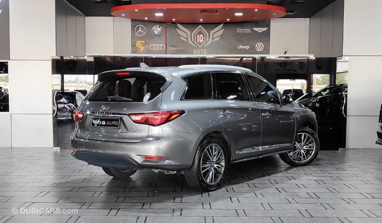 إنفينيتي QX60 AED 1,500 P.M | 2016 INFINITI QX60 LUXURY 3.5L | 7 SEATS | PANORAMIC VIEW | FULLY LOADED | GCC