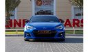 سوبارو BRZ Subaru BRZ Top 2017 GCC under Warranty with Flexible Down-Payment.