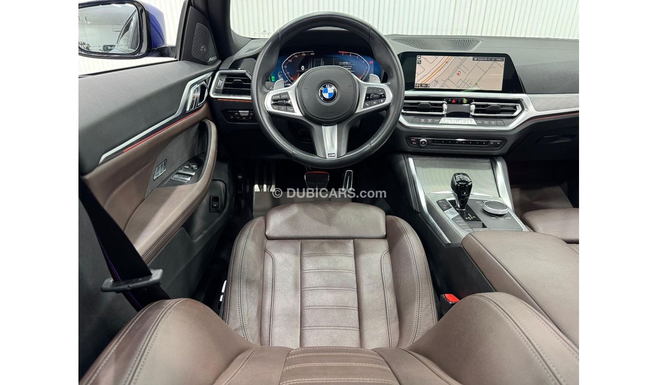 بي أم دبليو 430i M Sport 2.0L (258 HP) 2022 BMW 430i M-Sport, May 2025 BMW Warranty + Service Pack, Very Low Kms, GCC