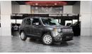 Jeep Renegade AED 850 P.M | 2017 JEEP RENEGADE MASTER LONGITUDE | UNDER WARRANTY | GCC | FULL PANORAMIC VIEW