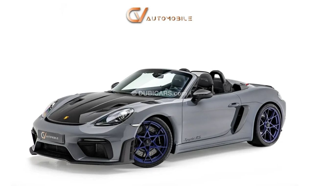 Porsche 718 Boxster 718 GT4RS Spyder Weissach - GCC - With Dealer Warranty