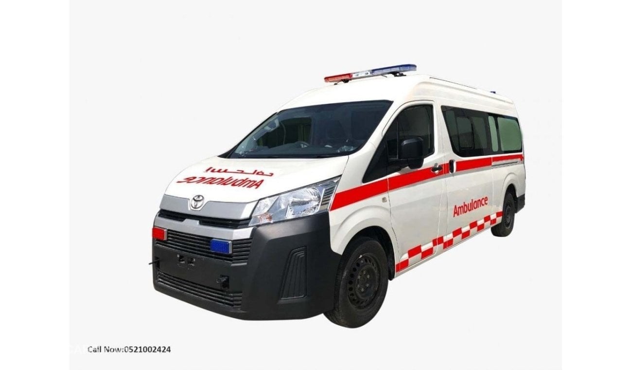 Toyota Hiace New Toyota Hiace New Shape Ambulance Automatic Diesel Model 2024 2.8L Engine