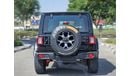 جيب رانجلر JEEP WRANGLER RUBICON LIMITED 4 DOOR GCC UNDER WARRANTY