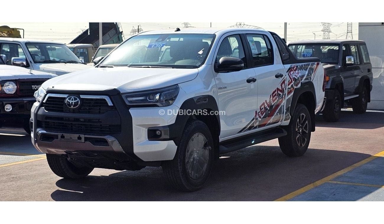 Toyota Hilux ADV 2.8L Toyota Hilux 2.8L Adventure 2.8Ltr A/T 4X4 MY2024 GCC SPECS OMAN 360 CAMERA BEDLINER BLACK 