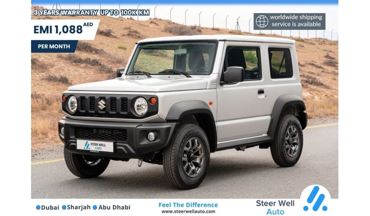 Suzuki Jimny GL V4 1.5L Petrol MT 2024 / 3 Doors - 4 Seats / Steering Audio Control / Book now