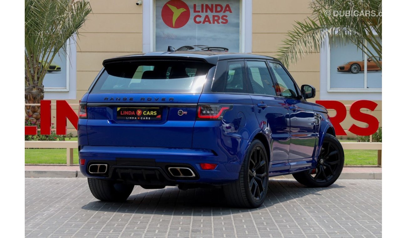 لاند روفر رينج روفر سبورت (آخر) Range Rover Sport SVR 2019 GCC under Agency Warranty and Service Contact with Flexible Down-Payment/