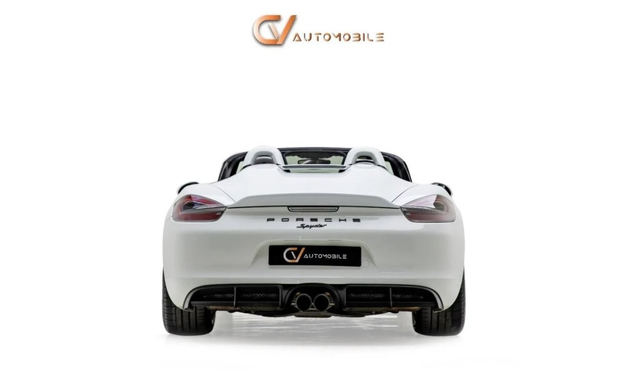 Porsche Boxster Spyder - GCC Spec