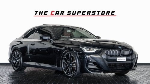 BMW 230i 2022-BMW 230i M SPORT-GCC-FULL SERVICE HISTORY-WARRANTY AND SERVICE CONTRACT WITH AGMC TILL NOV 2027