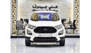 فورد ايكو سبورت EXCELLENT DEAL for our Ford Ecosport 1.5L ( 2021 Model ) in White Color GCC Specs