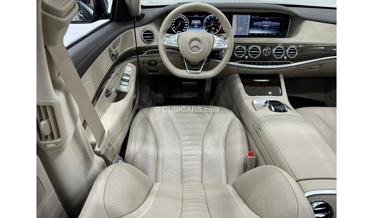 مرسيدس بنز S 500 هاي 2017 Mercedes Benz S500 5 Buttons, Warranty, Full Mercedes Service History, Full Options, GCC