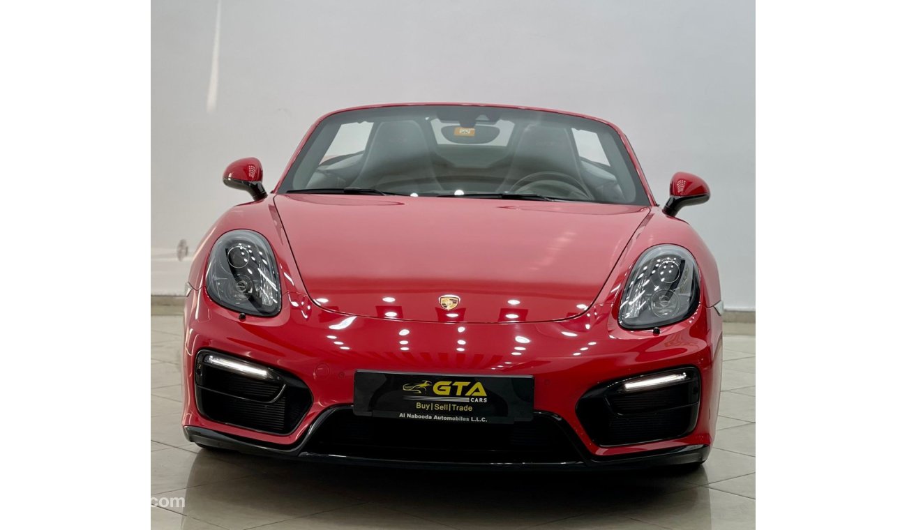 بورش بوكستر جي تي أس 2015 Porsche Boxster GTS, Porsche Warranty-Full Service History, GCC