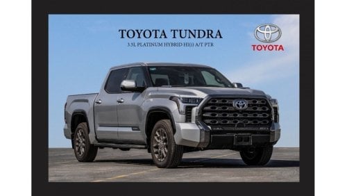 Toyota Tundra TOYOTA TUNDRA 3.5L PLATINUM HYBRID HI(i) A/T PTR 2023 Model Year [EXPORT ONLY]