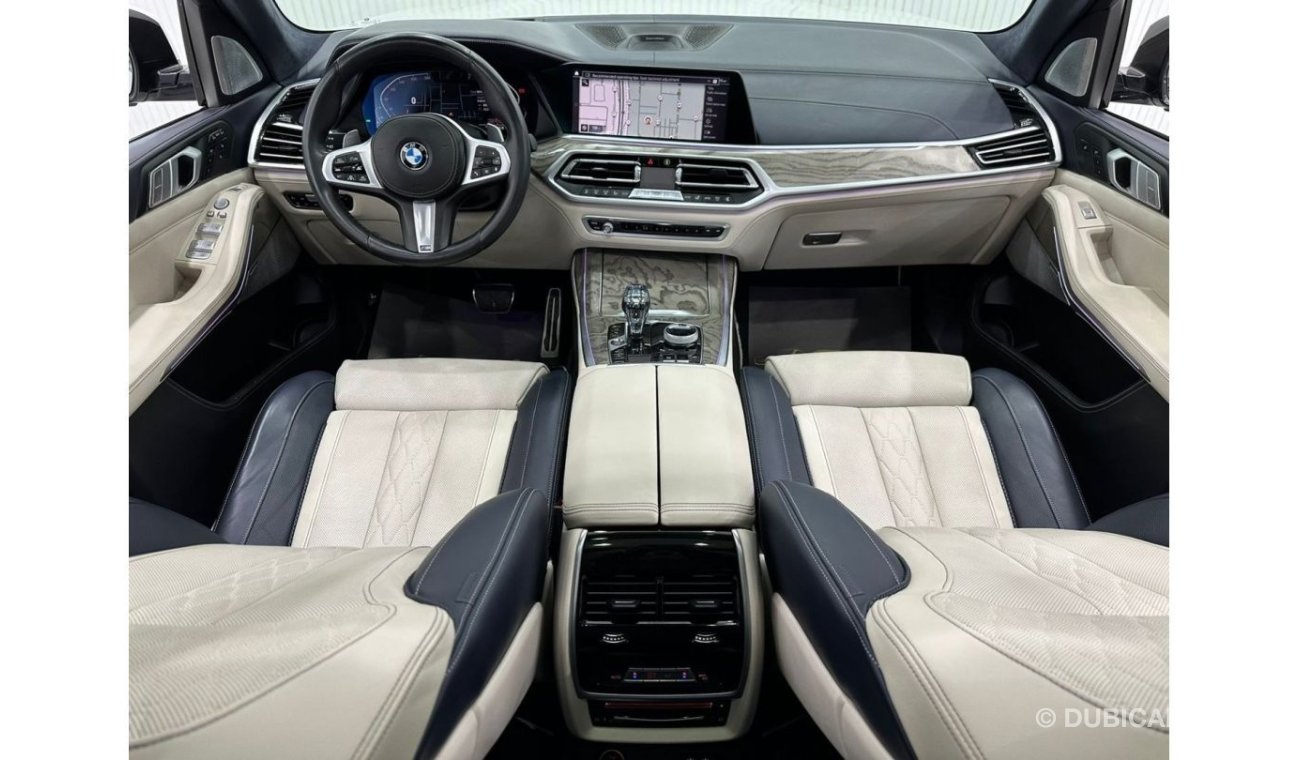 بي أم دبليو X7 2019 BMW X7 xDrive50i M-Sport Masterclass, Aug 2024 Warranty + Aug 2027 Service Pack, Full Option