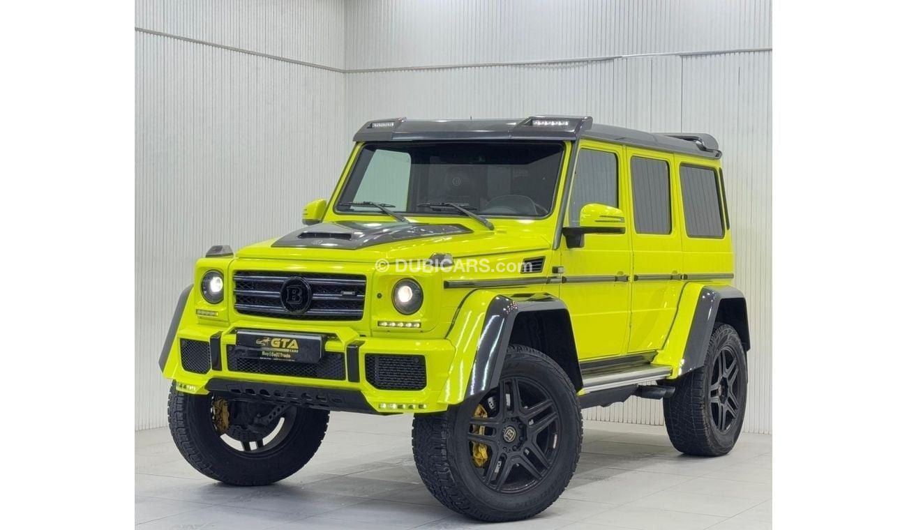 مرسيدس بنز G 500 4X4² 2016 Mercedes G500 4x4 Squared Brabus, Service History, Excellent Condition GCC