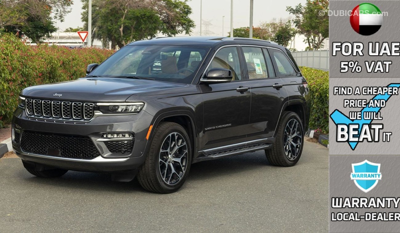 Jeep Grand Cherokee Summit Reserve Luxury V6 3.6L , 2023 GCC , 0Km , With 3 Yrs or 60K Km Warranty @Official Dealer