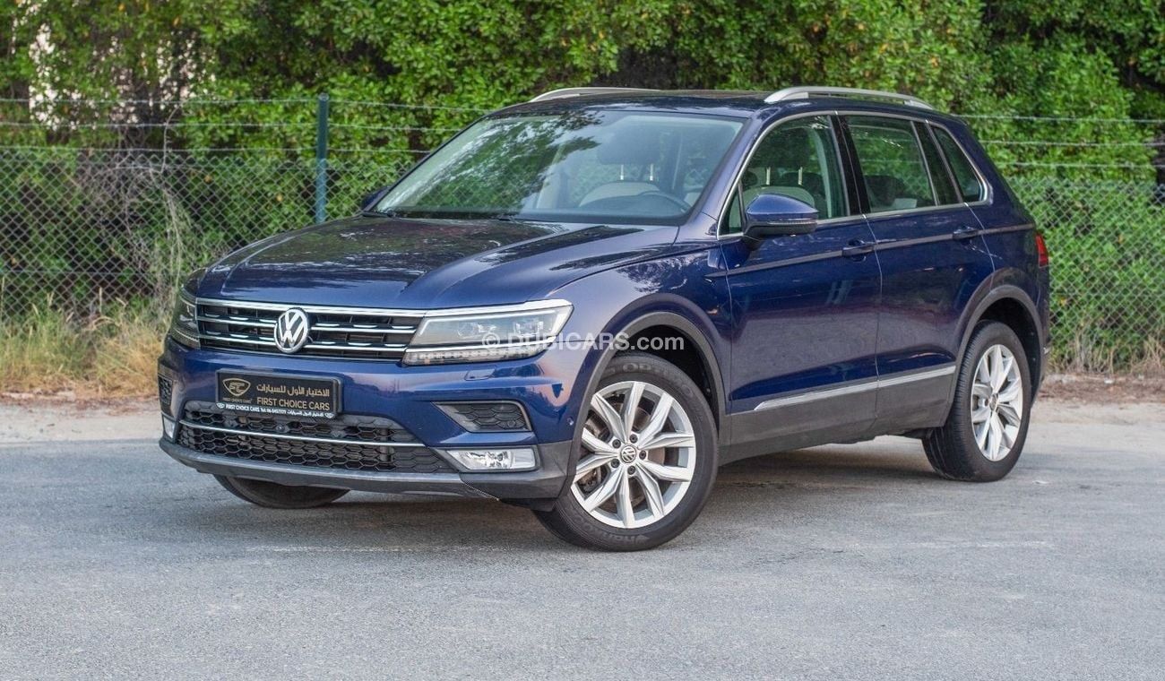 Volkswagen Tiguan AED 1,289/month | 2017 | VOLKSWAGEN TIGUAN | SEL 2.0L | GCC | FULL SERVICE HISTORY | V21828