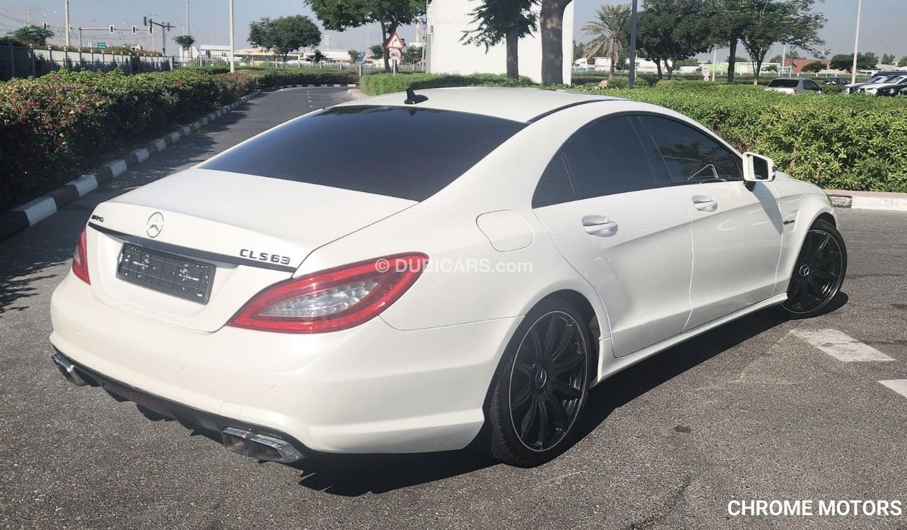 مرسيدس بنز CLS 63 AMG Std 5.0L 2013 MERCEDES-BENZ CLS 63 AMG 4DOOR, V8 5.0L BITURBO 518BHP AUTOMATIC REAR WHEEL DRIVE