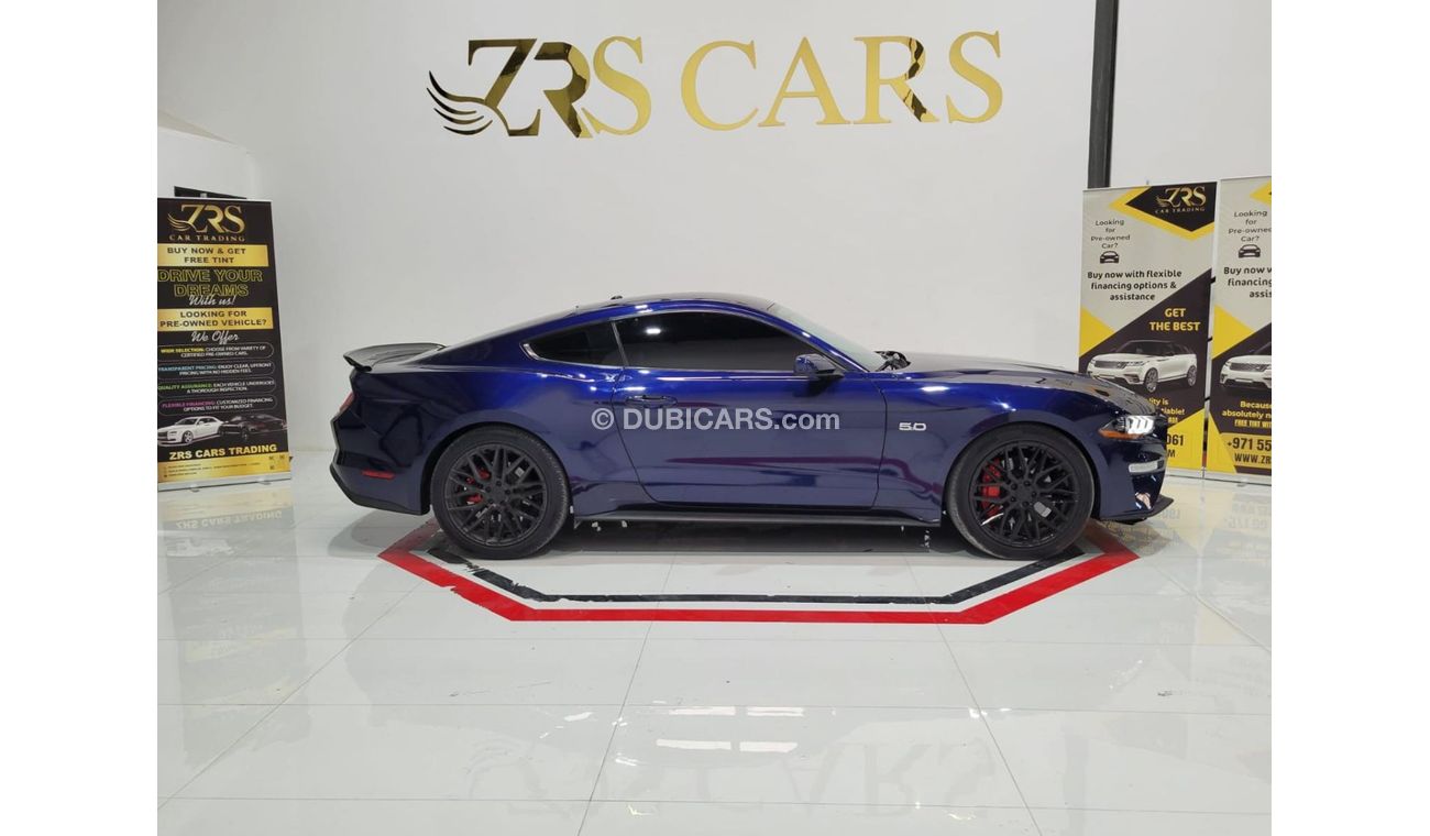 فورد موستانج AED 1,300 P.M | 2019 FORD MUSTANG GT | V8 5.0L | American Specs