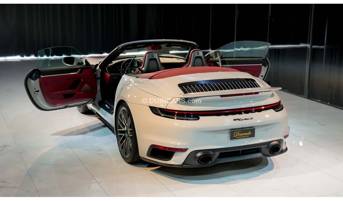 بورش 911 Cabriolet | Brand New | 2024 | Crayon | Interior Red Bordeaux