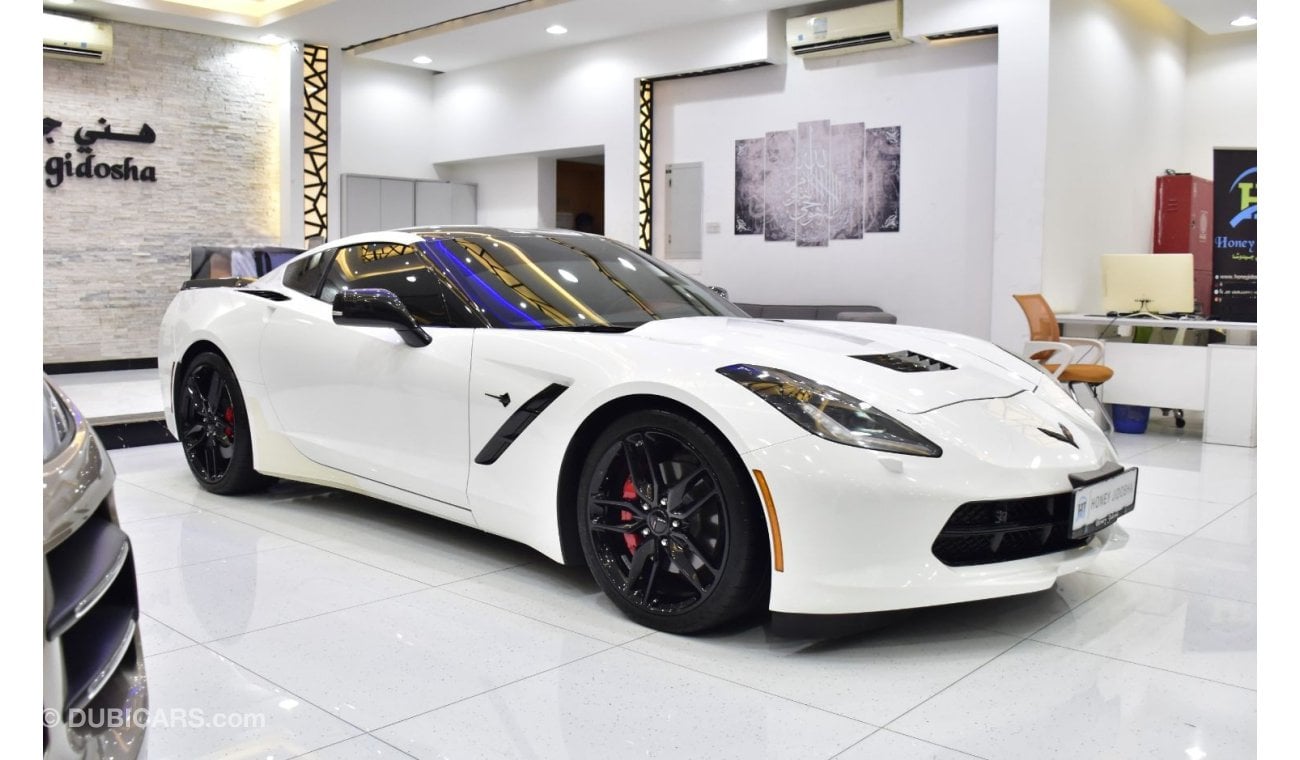 شيفروليه كورفت EXCELLENT DEAL for our Chevrolet Corvette C7 Stingray ( 2016 Model ) in White Color GCC Specs