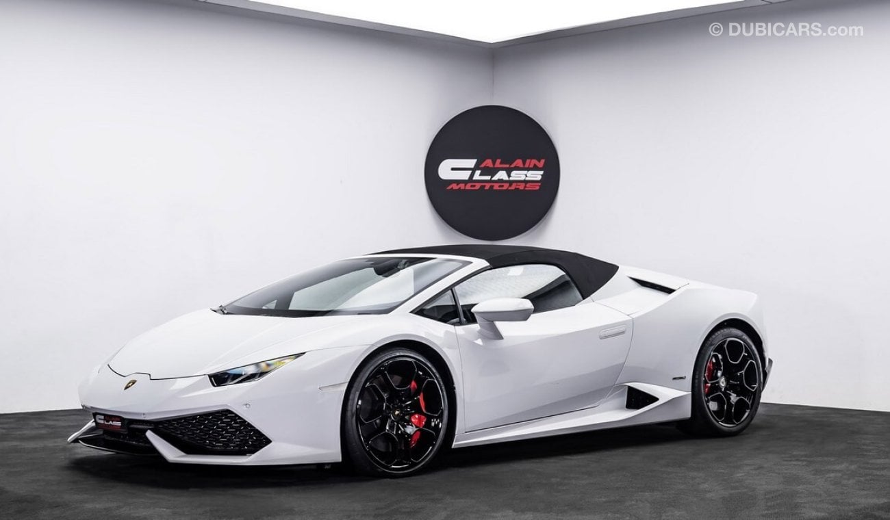 Lamborghini Huracan LP 610-4 Spyder 2017 - Japanese Specs