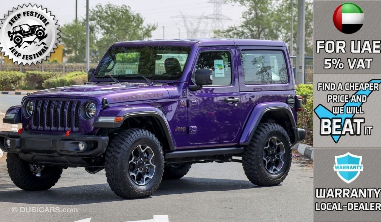 Jeep Wrangler Rubicon Plus V6 3.6L , 2023 GCC , 0Km , With 3 Years or 60K Km Warranty @Official Dealer