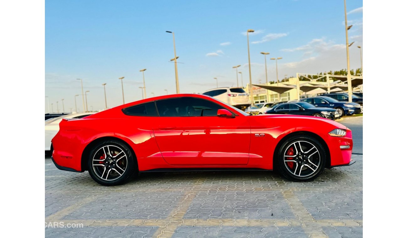 Ford Mustang GT | Monthly AED 1360/- | 0% DP | Paddle Shifters | Leather Seats | Rear View Camera | # 33782